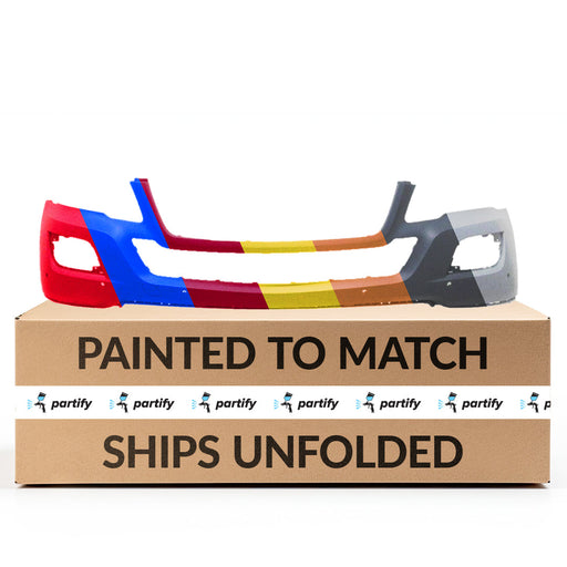 2009-2011 Mercedes ML320 Front Bumper With Sensor Holes Without Headlight Washer Holes Without Sport - MB1000292-Partify-Painted-Replacement-Body-Parts