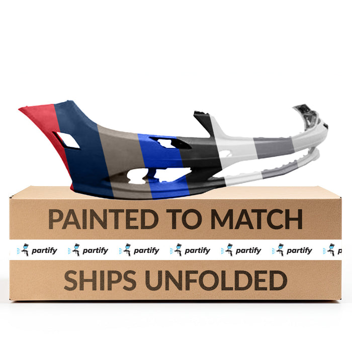 2008-2011 Mercedes-Benz C230/C250/C300/C350 Front Bumper W204 W/Amg Styling Pkg W/H/Lamp Washers W/O Parktronic - MB1000295-Partify-Painted-Replacement-Body-Parts
