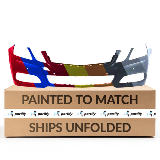 2011-2013 Mercedes-Benz E350 Front Bumper S212 W/O Amg W/O Elegance W/O H/Lamp Wshr W/Parktronic Wagon - MB1000353-Partify-Painted-Replacement-Body-Parts