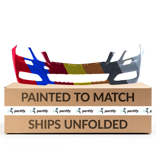 2011-2013 Mercedes-Benz E350 CAPA Certified Front Bumper S212 W/O Amg W/O Elegance W/H/Lamp Wshr W/O Parktronic Wagon - MB1000354C-Partify-Painted-Replacement-Body-Parts