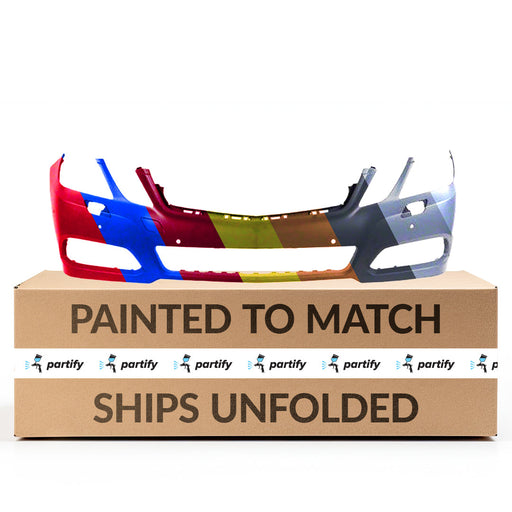 2011-2013 Mercedes-Benz E350 CAPA Certified Front Bumper S212 W/O Amg W/O Elegance W/H/Lamp Wshr W/Parktronic Wagon - MB1000355C-Partify-Painted-Replacement-Body-Parts