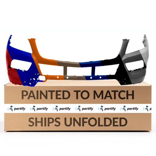 2012-2015 Mercedes ML250 Front Bumper With Sensor Holes Without Headlight Washer Holes - MB1000368-Partify-Painted-Replacement-Body-Parts