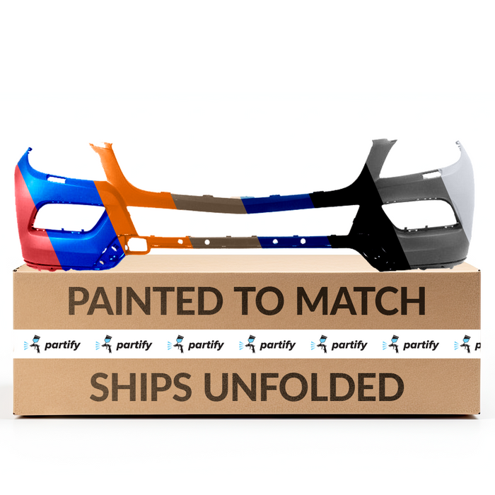 2012-2014 Mercedes ML250 Front Bumper Without Sensor Holes With Headlight Washer Holes - MB1000369-Partify-Painted-Replacement-Body-Parts