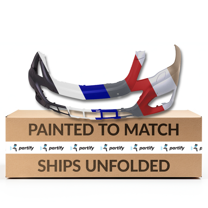 2013-2015 Mercedes GLK250 Front Bumper With Sensor Holes/Headlight Washer Holes - MB1000403-Partify-Painted-Replacement-Body-Parts