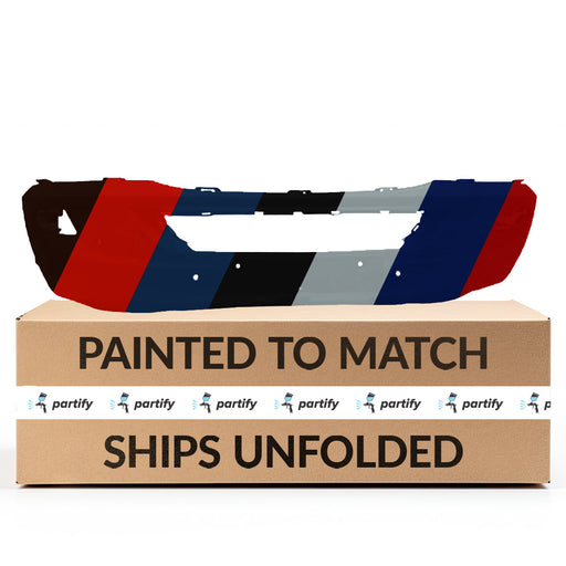 2010-2013 Mercedes-Benz Sprinter 2500/3500 CAPA Certified Front Bumper Ncv3 W/Parking Sensor W/Fog Lamps Gray - MB1000409C-Partify-Painted-Replacement-Body-Parts