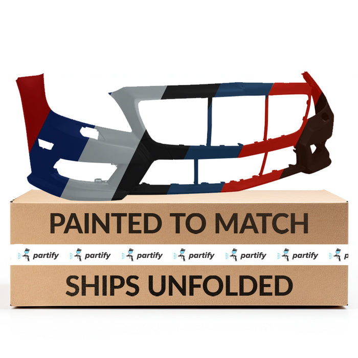 2012-2014 Mercedes CLS550 Front Bumper Without Sensor Holes - MB1000442-Partify-Painted-Replacement-Body-Parts