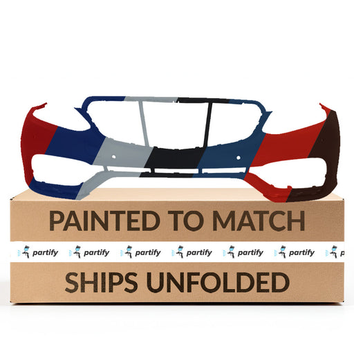 2014-2016 Mercedes E63 AMG Front Bumper With Sensor Holes - MB1000449-Partify-Painted-Replacement-Body-Parts