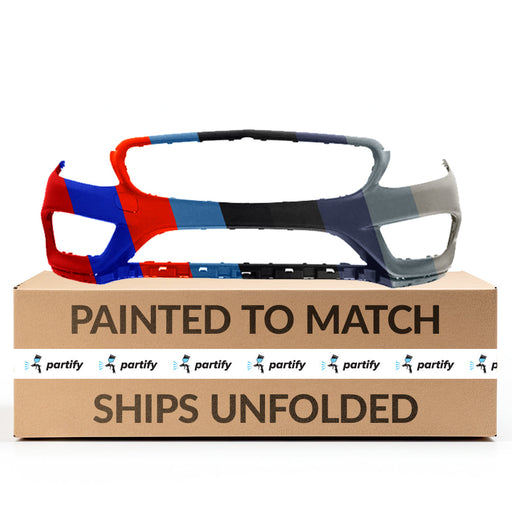 2015-2018 Mercedes C300 Front Bumper - MB1000478-Partify-Painted-Replacement-Body-Parts