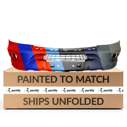 2014-2018 Mercedes Sprinter 2500 Front Bumper With Sensor Holes/Fog Light Washer Holes Without Headlight Washer Holes - MB1000481-Partify-Painted-Replacement-Body-Parts