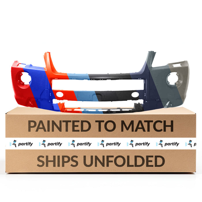 2009-2011 Mercedes ML320 Front Bumper Without Sensor Holes With Headlight Washer Holes - MB1000501-Partify-Painted-Replacement-Body-Parts