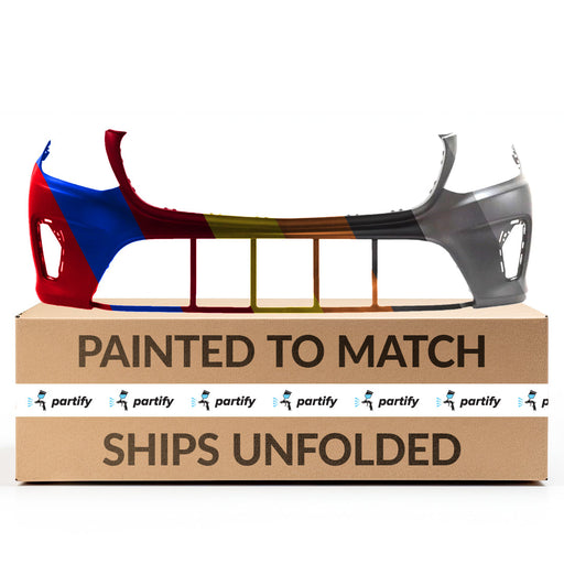 2017-2019 Mercedes-Benz GLS450 Front Bumper X166 W/O Sport Pkg W/O Active Park Assist - MB1000527-Partify-Painted-Replacement-Body-Parts