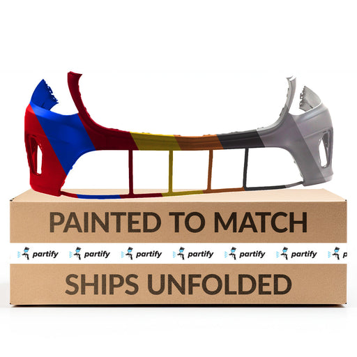 2017-2019 Mercedes-Benz GLS450 Front Bumper X166 W/O Sport Pkg W/Active Park Assist - MB1000528-Partify-Painted-Replacement-Body-Parts