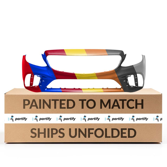 2019-2023 Mercedes-Benz C300 Sedan/Coupe/Convertible Front Bumper Without Sensor Holes & Without Camera Hole & With AMG - MB1000572-Partify-Painted-Replacement-Body-Parts