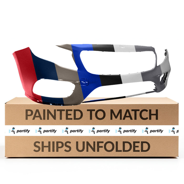 2018-2019 Mercedes GLA45 AMG Front Bumper Without Sensor Holes - MB1000584-Partify-Painted-Replacement-Body-Parts