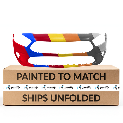 2019-2022 Mercedes-Benz A Class Front Bumper With Tow Hook Cover Hole & Without Park Assist & Without Camera Hole & Without AMG - MB1000592-Partify-Painted-Replacement-Body-Parts