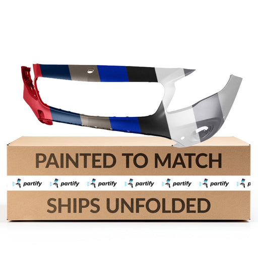 2018-2020 Mercedes GLA250 Front Bumper With Sensor Holes - MB1000600-Partify-Painted-Replacement-Body-Parts