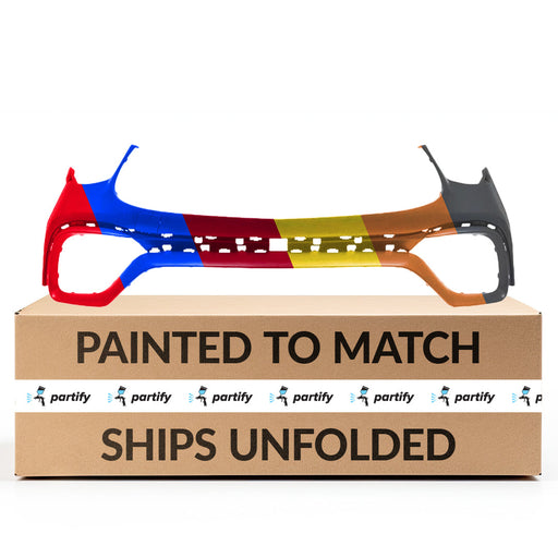 2020-2021 Mercedes GLC63 AMG Front Bumper Without Sensor Holes - MB1000617-Partify-Painted-Replacement-Body-Parts
