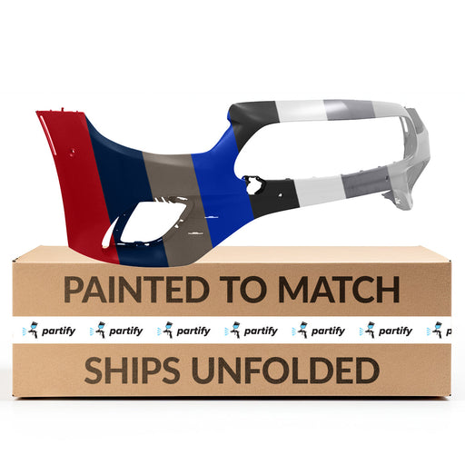 2021-2022 Mercedes-Benz E350/E450 Front Bumper W213 W/Amg Styling Pkg Sedan - MB1000630-Partify-Painted-Replacement-Body-Parts