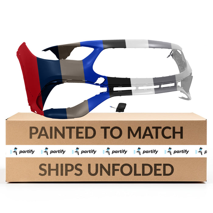 2021-2023 Mercedes-Benz GLA35 AMG/GLA45 AMG Front Bumper H247 W/Amg Aerodynamics Pkg W/O Active Park Assist - MB1000639-Partify-Painted-Replacement-Body-Parts