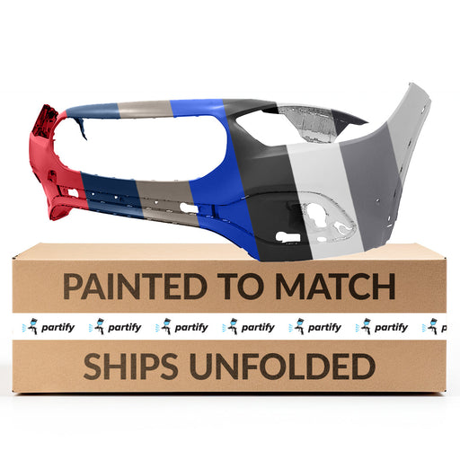 2021-2023 Mercedes-Benz GLA250 CAPA Certified Front Bumper H247 W/O Amg Styling Pkg W/Active Park Assist - MB1000645C-Partify-Painted-Replacement-Body-Parts