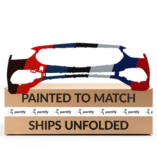 2022-2024 Mercedes-Benz C300 CAPA Certified Front Bumper W206 W/O Amg Styling Pkg W/O Parking Sensors Sedan - MB1000647C-Partify-Painted-Replacement-Body-Parts