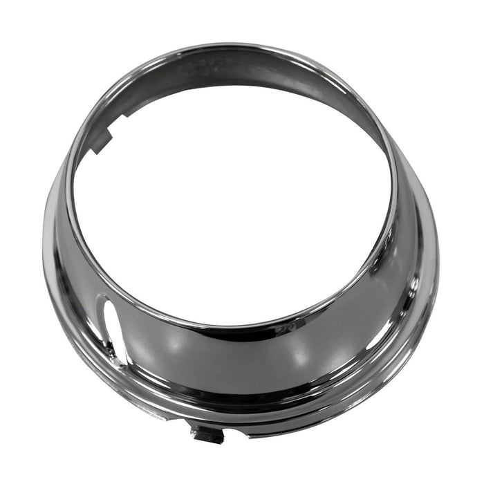 2008-2011 Mercedes-Benz C63 AMG Front Driver Side Bumper Insert W204 Fog Lamp Bezel Chrome - MB1038124-Partify-Painted-Replacement-Body-Parts