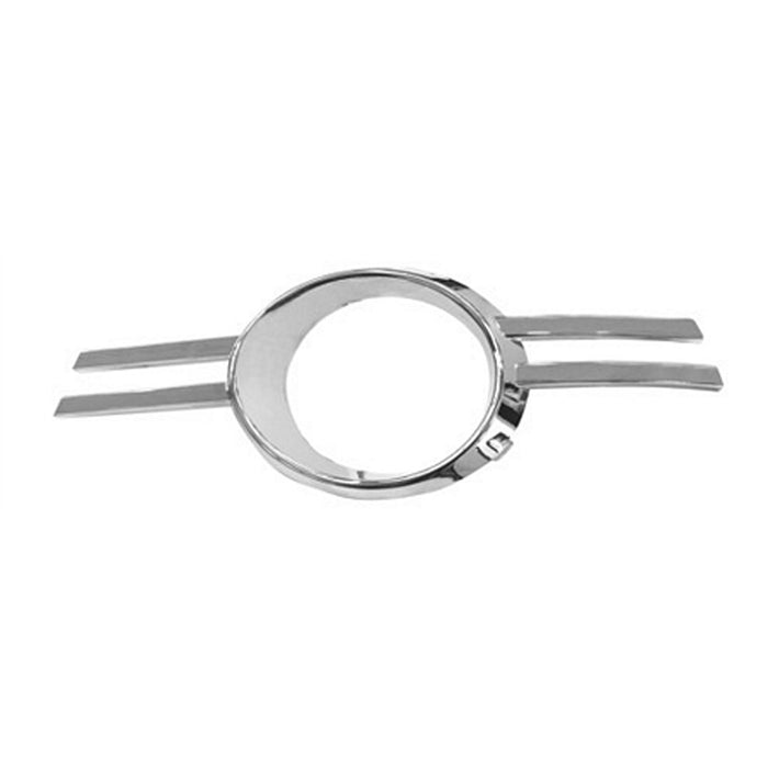 2008-2011 Mercedes-Benz C230/C250/C300/C350 Front Driver Side Bumper Insert W204 W/Sport Pkg W/O Bi-Xenon H/Lamps Fog Lamp Bezel - MB1038215-Partify-Painted-Replacement-Body-Parts