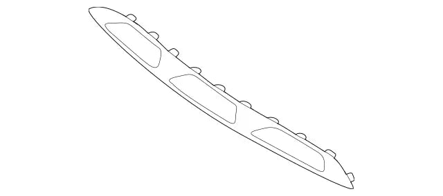 Mercedes-Benz GLE350/GLE450/GLE53 AMG/GLE580 Lower Grille Trim Front Bumper Molding With AMG Package - MB1044186