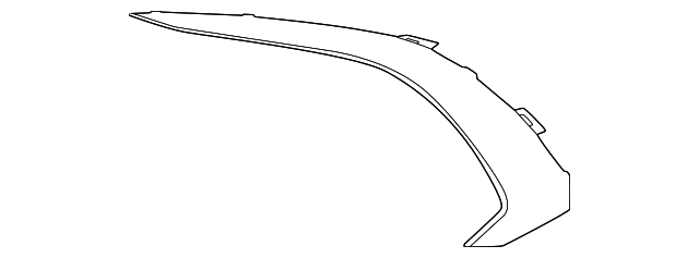 Mercedes-Benz E350/E450 Outer Grille Trim Front Bumper Molding - MB1047217