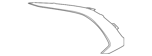 Mercedes-Benz E350/E450 Outer Grille Trim Front Bumper Molding - MB1047217