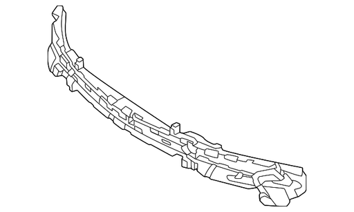 Mercedes-Benz GLC300/GLC350e SUV Bumper Impact Absorber With AMG Package - MB1070143