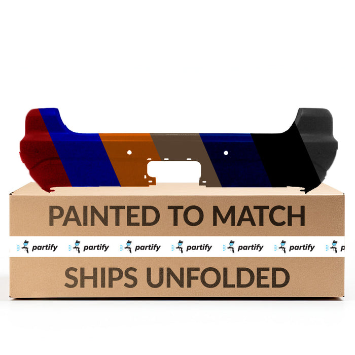 2002-2005 Mercedes-Benz ML320/ML350/ML500 Base Rear Bumper W/Trailer Coupling W/Parktronic - MB1100168-Partify-Painted-Replacement-Body-Parts