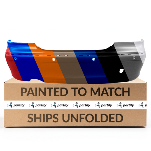 2003-2009 Mercedes CLK320 Rear Bumper With Sensor Holes - MB1100187-Partify-Painted-Replacement-Body-Parts
