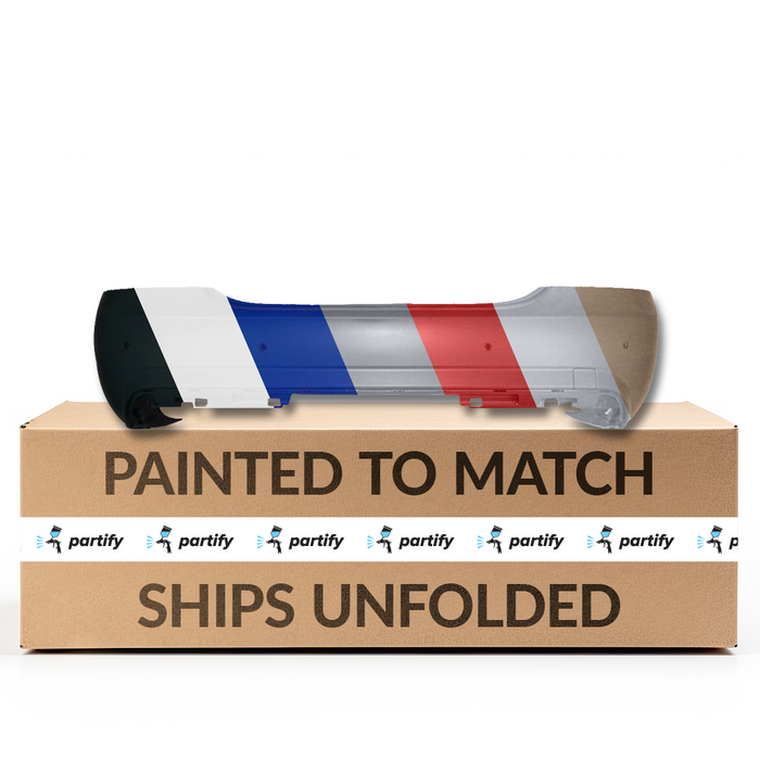 2010-2013 Mercedes S550 Rear Bumper With Sensor Holes - MB1100299-Partify-Painted-Replacement-Body-Parts