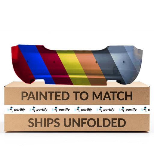 2012-2013 Mercedes-Benz S350/S550 Bluetec 4Matic CAPA Certified Rear Bumper W221 W/O Sport Pkg W/Parktronic - MB1100301C-Partify-Painted-Replacement-Body-Parts