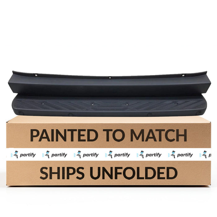 2010-2013 Mercedes-Benz Sprinter 2500/3500 CAPA Certified Rear Bumper Ncv3 W/Parking Sensor W/O Step Pad Gray - MB1100369C-Partify-Painted-Replacement-Body-Parts
