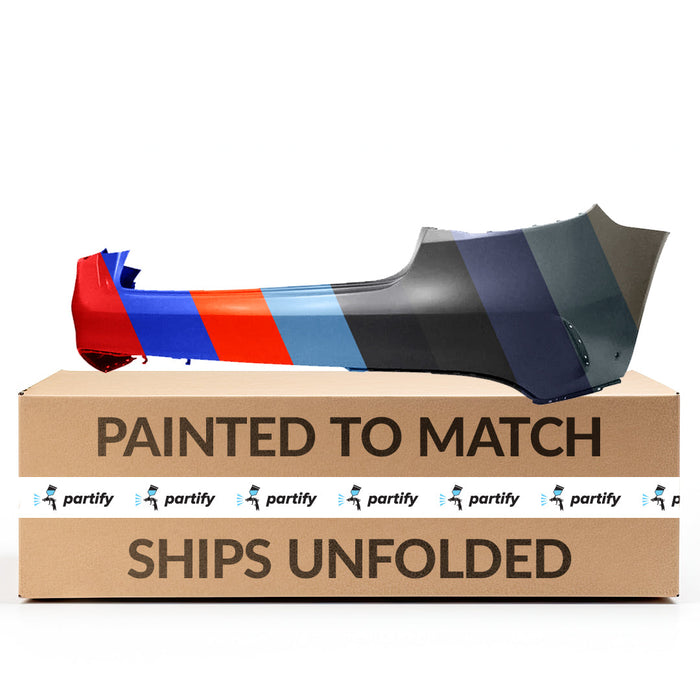 2016-2019 Mercedes GLE350D Rear Bumper With Sensor Holes Coupe - MB1100382-Partify-Painted-Replacement-Body-Parts