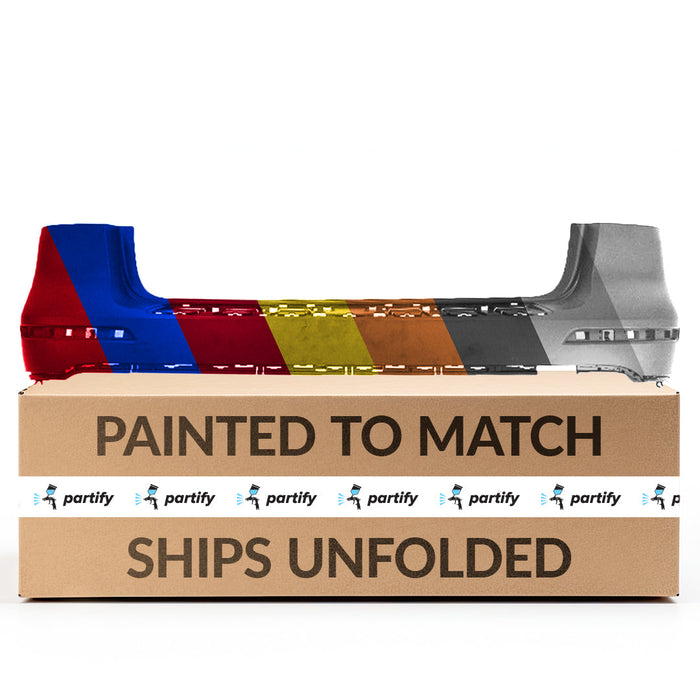 2016-2019 Mercedes GLE300D Rear Upper Bumper Without Sensor Holes - MB1100398-Partify-Painted-Replacement-Body-Parts