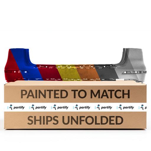 2016-2019 Mercedes GLE300D Rear Upper Bumper Without Sensor Holes - MB1100398-Partify-Painted-Replacement-Body-Parts