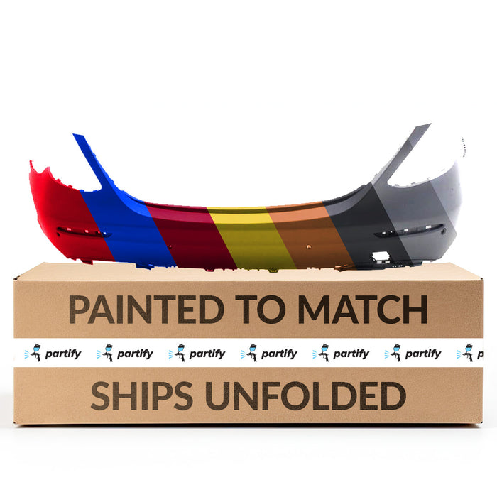 2017-2021 Mercedes-Benz E300/E350/E400/E43 AMG/E450/E53 AMG/E63 AMG S CAPA Certified Rear Bumper W213 W/O Luxury Pkg W/Active Park Assist Sedan - MB1100402C-Partify-Painted-Replacement-Body-Parts