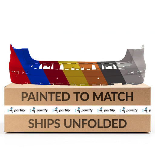 2017-2019 Mercedes-Benz GLS450 CAPA Certified Rear Bumper X166 W/O Sport Pkg W/Active Park Assist - MB1100409C-Partify-Painted-Replacement-Body-Parts