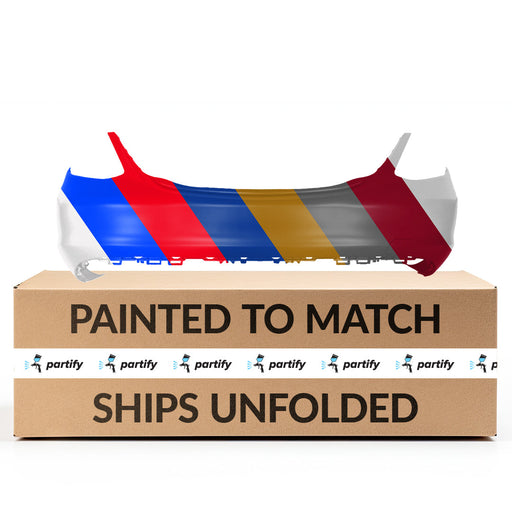 2019-2021 Mercedes-Benz C300 CAPA Certified Rear Bumper W205 W/O Amg Styling Pkg W/O Active Park Assist Sedan - MB1100440C-Partify-Painted-Replacement-Body-Parts