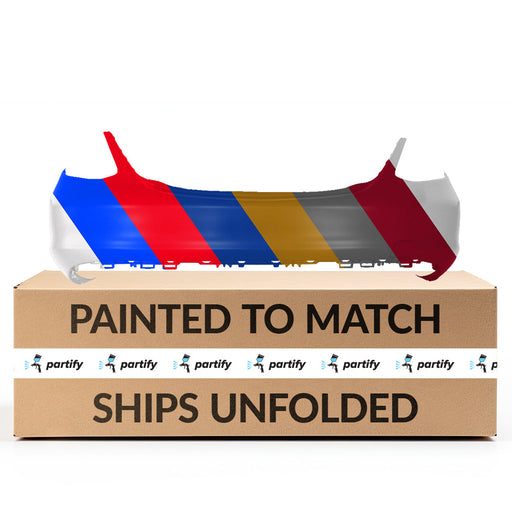 2019-2021 Mercedes-Benz C300 Rear Bumper W205 W/O Amg Styling Pkg W/Active Park Assist Sedan - MB1100441-Partify-Painted-Replacement-Body-Parts