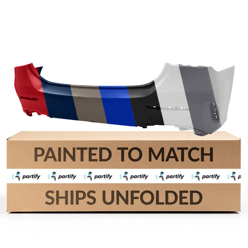 2020-2022 Mercedes A35 AMG Rear Bumper Without Sensor Holes Sedan - MB1100444-Partify-Painted-Replacement-Body-Parts