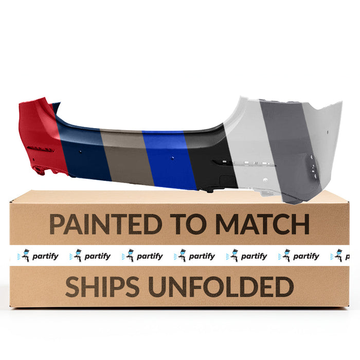 2020-2022 Mercedes A35 AMG Rear Bumper Sedan - MB1100445-Partify-Painted-Replacement-Body-Parts