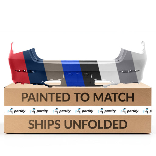 2020-2022 Mercedes CLA250 Rear Bumper Without Sensor Holes - MB1100456-Partify-Painted-Replacement-Body-Parts