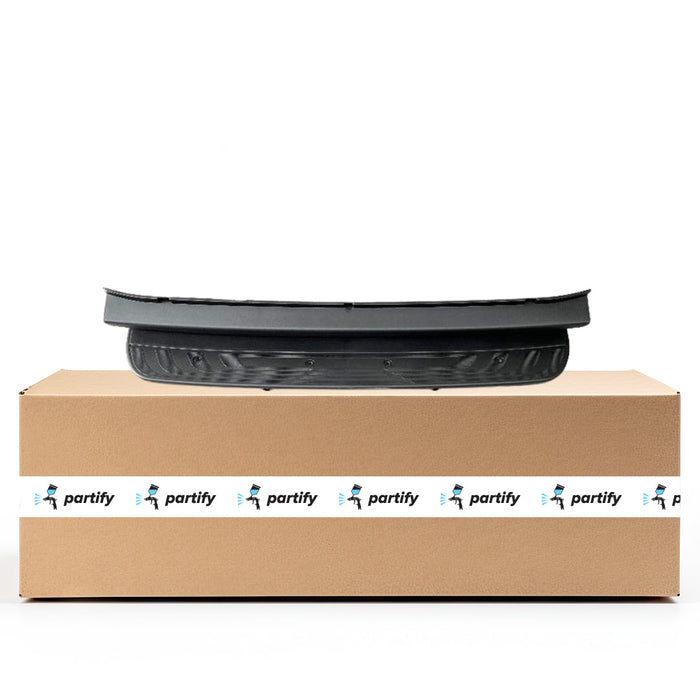 2019-2022 Mercedes-Benz Sprinter 1500 CAPA Certified Rear Bumper W907 W/O Trailer Hitch W/Parking Sensors W/Rear Step Textured - MB1100469C-Partify-Painted-Replacement-Body-Parts