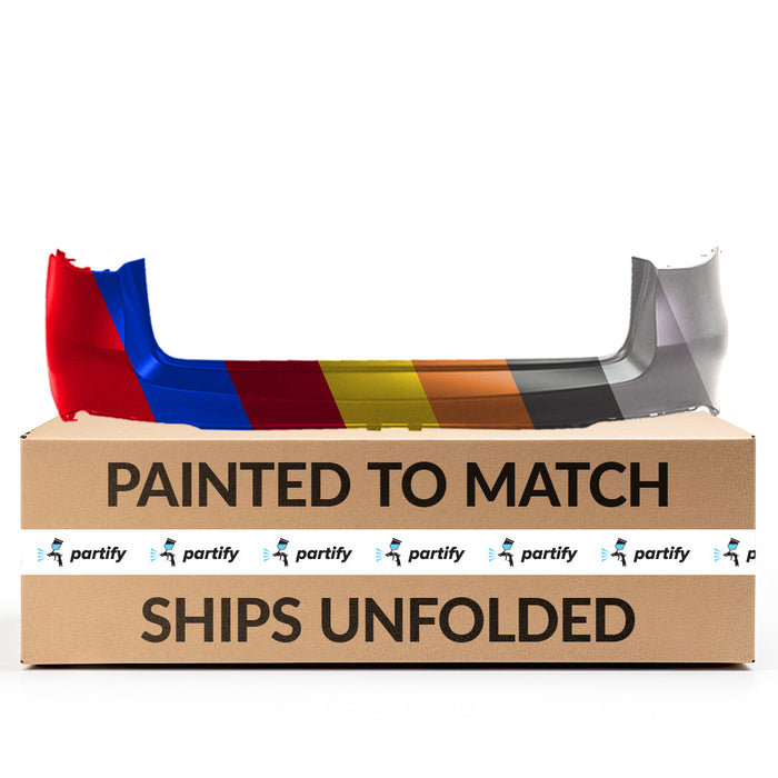 2016-2022 Mercedes GLC300 4MATIC Rear Upper Bumper Without Sensor Holes - MB1114106-Partify-Painted-Replacement-Body-Parts