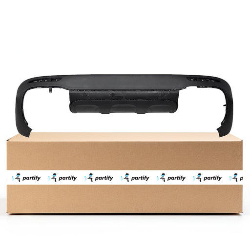 2020-2022 Mercedes GLB250 Rear Lower Bumper Without Sensor Holes - MB1115129-Partify-Painted-Replacement-Body-Parts