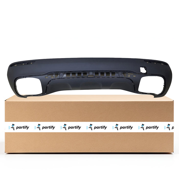 2021-2022 Mercedes GLA250 Rear Lower Bumper Without Sensor Holes - MB1115134-Partify-Painted-Replacement-Body-Parts